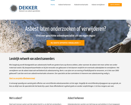 Dekker Asbestsanering Logo