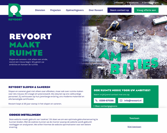 Revoort Slopen en Saneren Logo